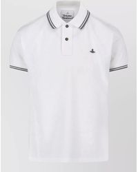 Vivienne Westwood - Polo Shirt Short Sleeves Ribbed Cuffs Collar - Lyst