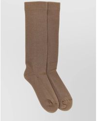 Rick Owens - Jacquard Logo Socks - Lyst