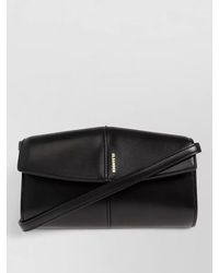Jil Sander - Leather Mini Crossbody Bag Adjustable Strap - Lyst