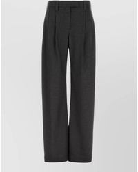 Brunello Cucinelli - Virgin Wool Wide-Leg Trousers - Lyst