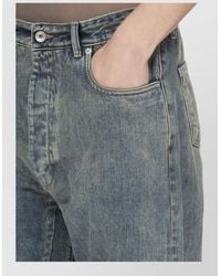 Rick Owens - Cotton Mid-Rise Loose-Fit Denim Jeans - Lyst