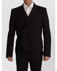 Dolce & Gabbana - Virgin Wool Double-Breasted Suit Jacket - Lyst