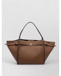 Tod's - T Medium Leather Structured Shoulder Tote - Lyst