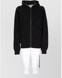 Rick Owens - Cotton Zip-Up Hooded Jacket - Lyst