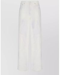 Stella McCartney - Denim Jeans Belt Loops Pockets Design - Lyst