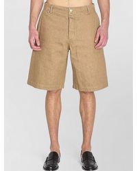 Jacquemus - Denim Wide-Leg Chino Shorts - Lyst
