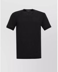 Dolce & Gabbana - Silk Blend T-Shirt - Lyst