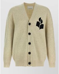 Isabel Marant - Curtis Wool Blend V Neck Cardigan - Lyst