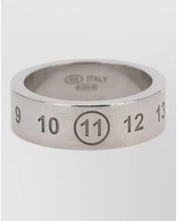 Maison Margiela - Numeric Sequence Ring Engraved Numbers Band - Lyst