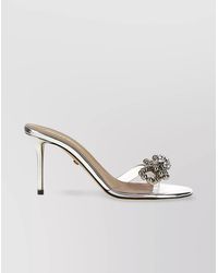 Mach & Mach - Pvc Stud Bow Sandals - Lyst