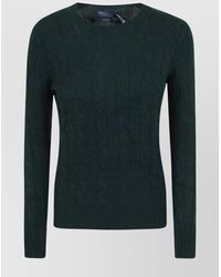 Polo Ralph Lauren - Julianna Cable Knit Crewneck Pullover - Lyst