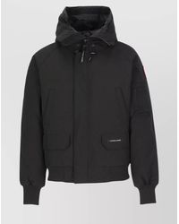 Canada Goose - Down Jacket With Hood And Zip Pockets - Lyst