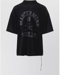 MASTERMIND WORLD - Velour Graphic T-Shirt Short Sleeves Drawstring - Lyst