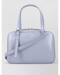 A.P.C. - Virginie Box Shoulder Bag Top Handle Strap - Lyst