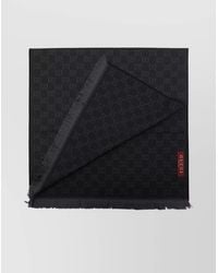 Gucci - Wool Logo-Embroidered Scarf - Lyst