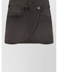 Coperni - Denim Wrap Mini Skirt - Lyst