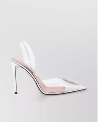 Aquazzura - Crystal Embellished Pointed Toe Pumps - Lyst