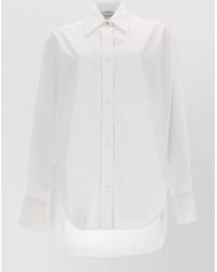 Sportmax - Cotton Poplin Kimono Shirt - Lyst