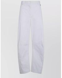 Herno - Wide Leg Trousers Belt Loops Pockets - Lyst