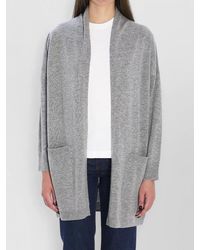 Allude - Longline Cardigan Virgin Wool Cashmere Blend - Lyst