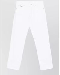Moschino - Straight Trousers With Belt Loops And Pockets - Lyst