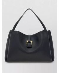 Ferragamo - Tote M Leather Tote Bag - Lyst