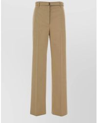 Prada - Cotton Tailored Trousers - Lyst