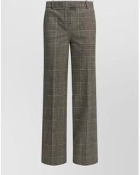 Circolo 1901 - Checked Straight-Leg Suit Trousers - Lyst