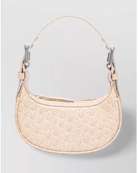 BY FAR - Soho Mini Leather Croc Embossed Shoulder Bag - Lyst