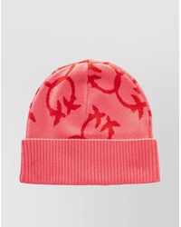 Pinko - Wool-Blend Logo-Jacquard Beanie - Lyst