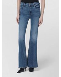 Mother - Denim Flared Trousers - Lyst