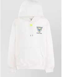 CASABLANCA - Tennis Club Icon Hooded Logo Sweatshirt - Lyst