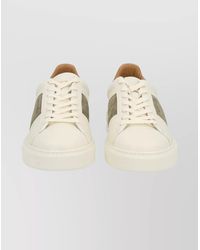 Woolrich - Modern Low-Top Sneakers With Contrasting Heel Tab - Lyst