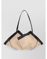 Yuzefi - Tote Bag Shoulder Strap Two Tone Design - Lyst