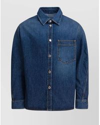 Givenchy - Denim Overshirt - Lyst