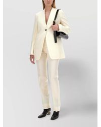 Jil Sander - Wool Regular-Fit Tailored Trousers - Lyst