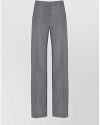 PT Torino - Wide Leg Virgin Wool Trousers - Lyst