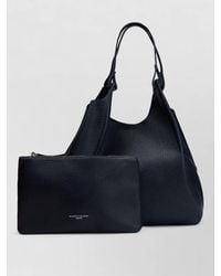 Gianni Chiarini - Leather Tote Bag With Pouch - Lyst