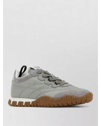 Miu Miu - Suede Leather Lace-Up Sneakers - Lyst