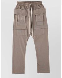 Rick Owens - Cotton Straight-Leg Pants - Lyst