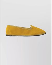 Vibi Venezia - Velvet Ballerina Shoes - Lyst
