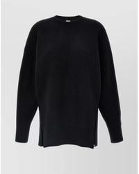 TOTEME - Double-Knit Wool-Blend Crew-Neck Jumper - Lyst