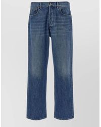 Valentino Garavani - Denim Regular-Fit Straight-Leg Jeans - Lyst