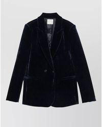 forte_forte - Double Breasted Velvet Tailored Jacket - Lyst