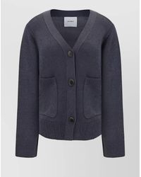 Lisa Yang - V-Neck Cardigan With Front Pockets - Lyst
