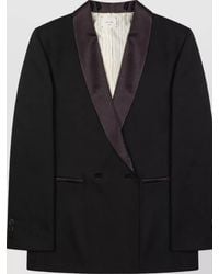 Alysi - Virgin Wool Double-Breasted Blazer - Lyst