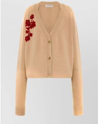 Alberta Ferretti - Cashmere Wool Cardigan - Lyst