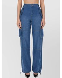 Moschino - Regular-Fit Wide-Leg Trousers - Lyst