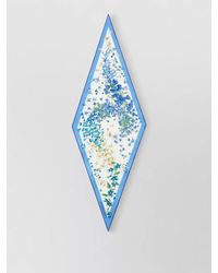 Ferragamo - Spring Floral Diamond Hair Scarf - Lyst
