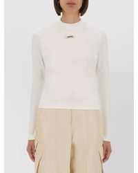 Jacquemus - Cotton Long-Sleeve T-Shirt - Lyst